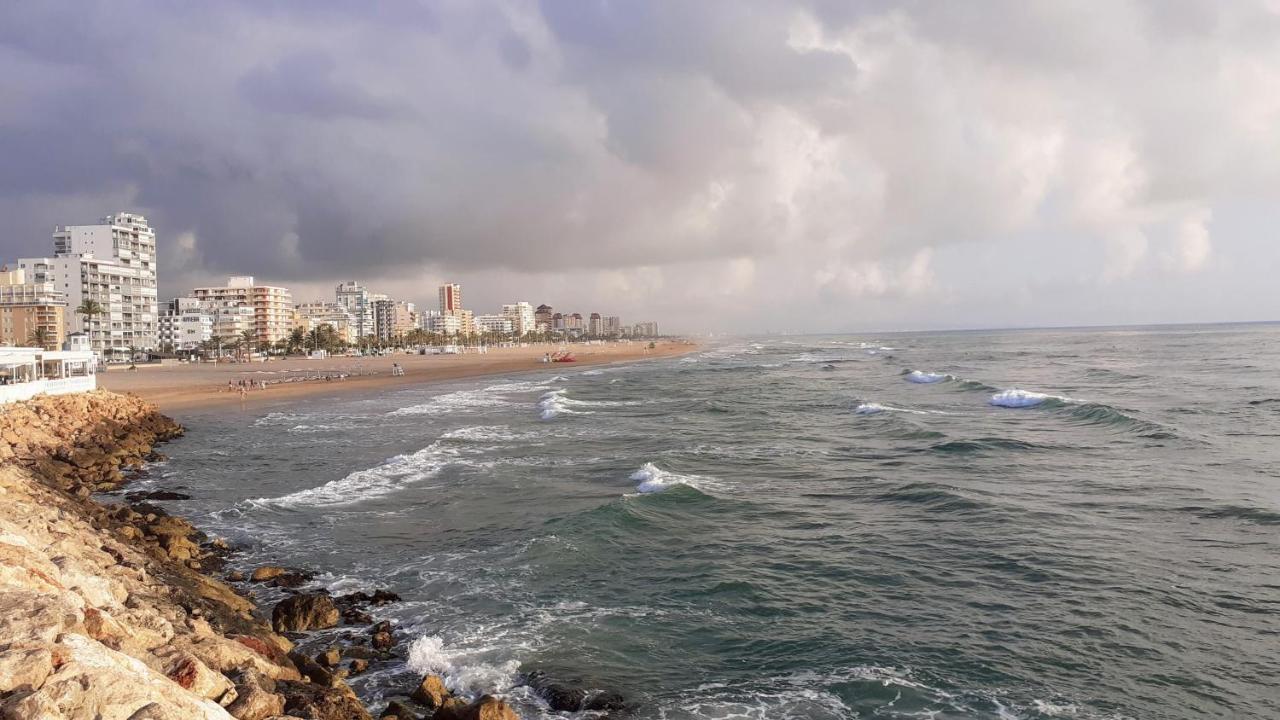 Playa de Gandia Apto Mar Del Este Alquiler Semanal Solo Familias מראה חיצוני תמונה