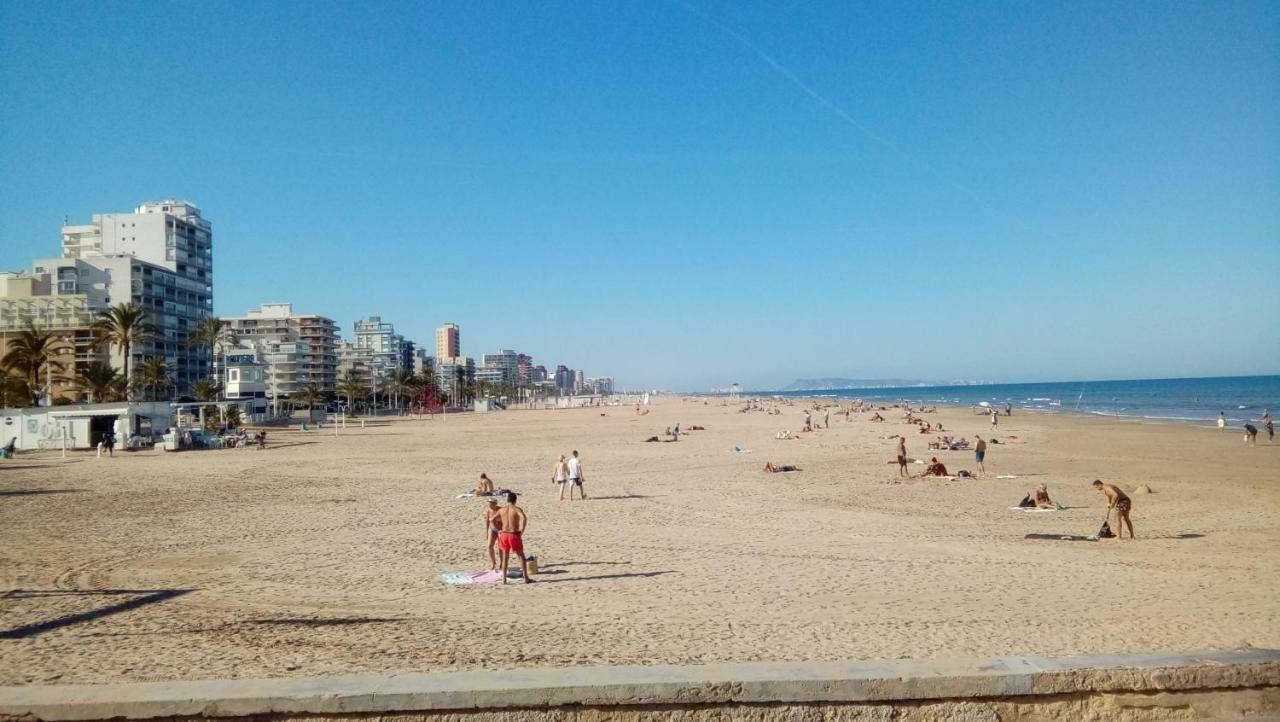 Playa de Gandia Apto Mar Del Este Alquiler Semanal Solo Familias מראה חיצוני תמונה